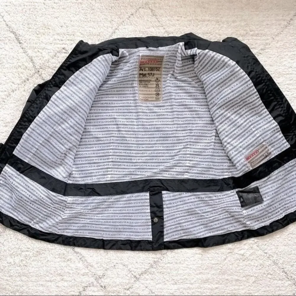 Prada Vintage Nylon Windbreaker Jacket Size S